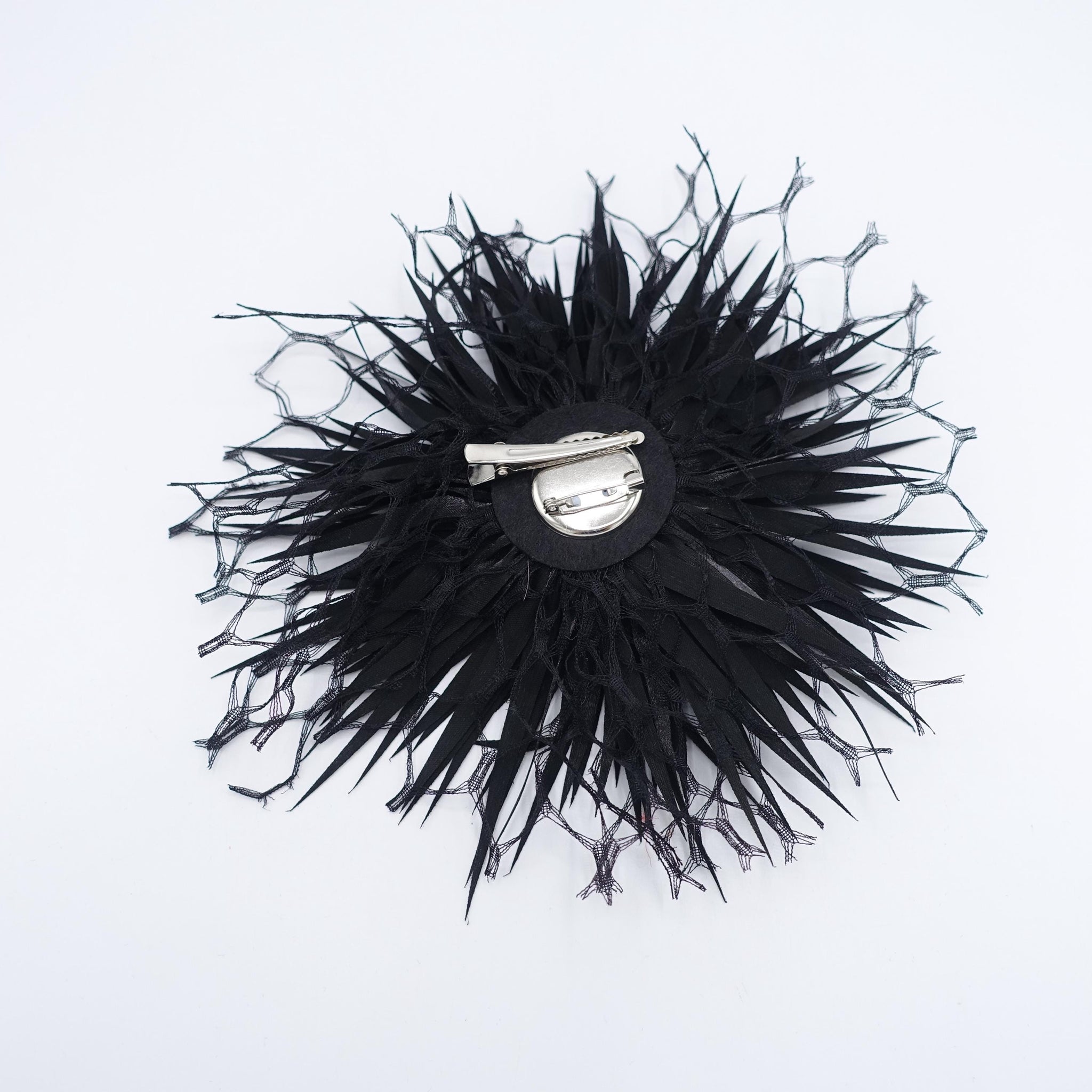 leaf flower hair fascinator