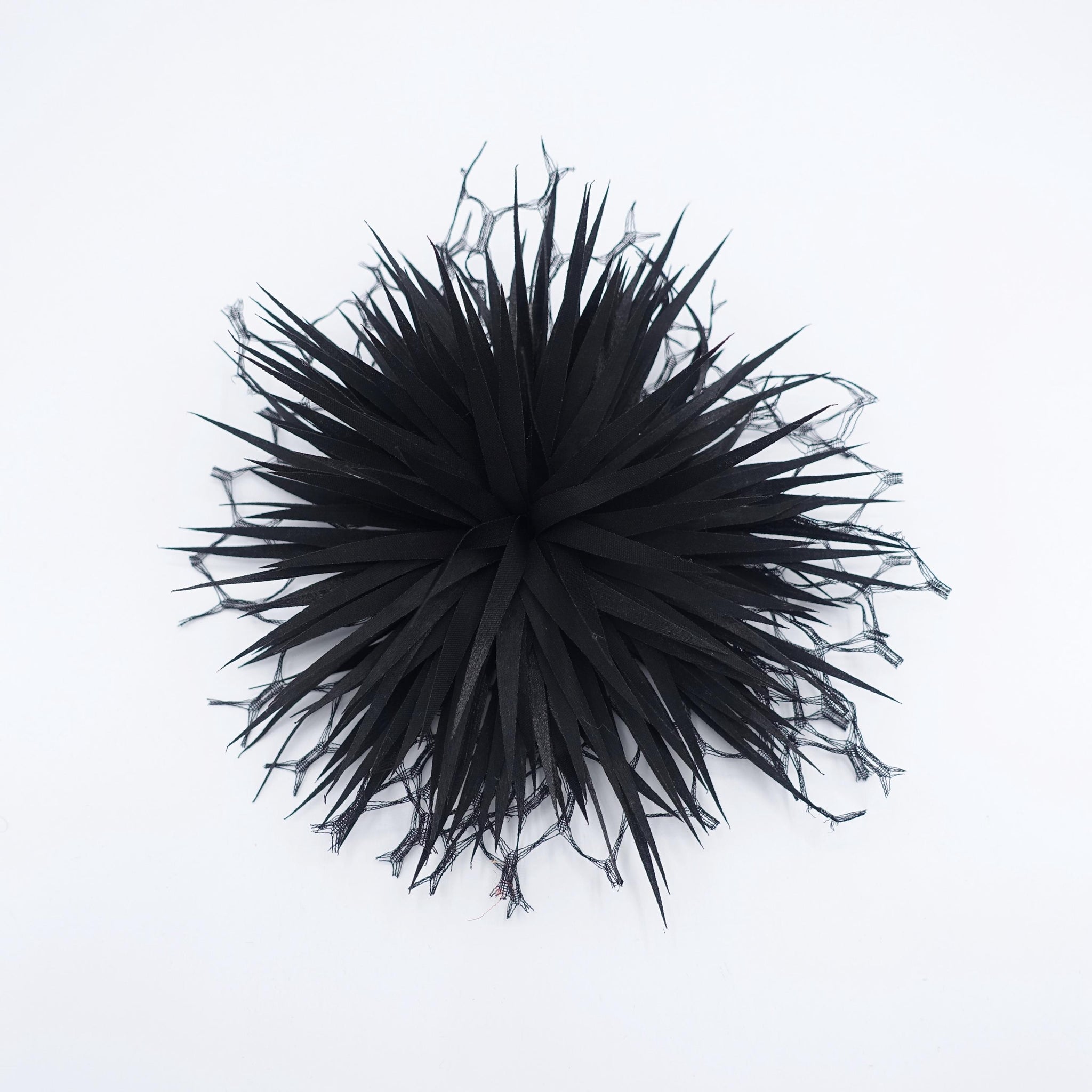 leaf flower hair fascinator