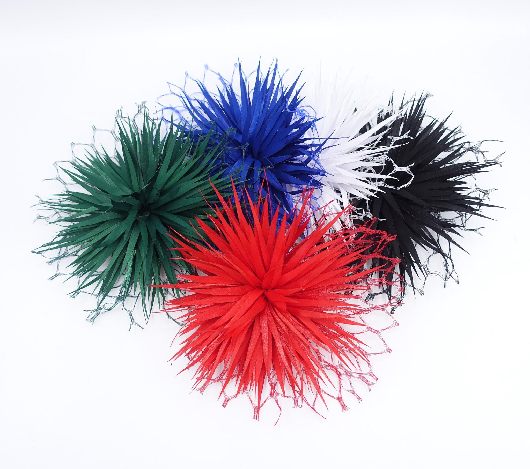 leaf flower hair fascinator