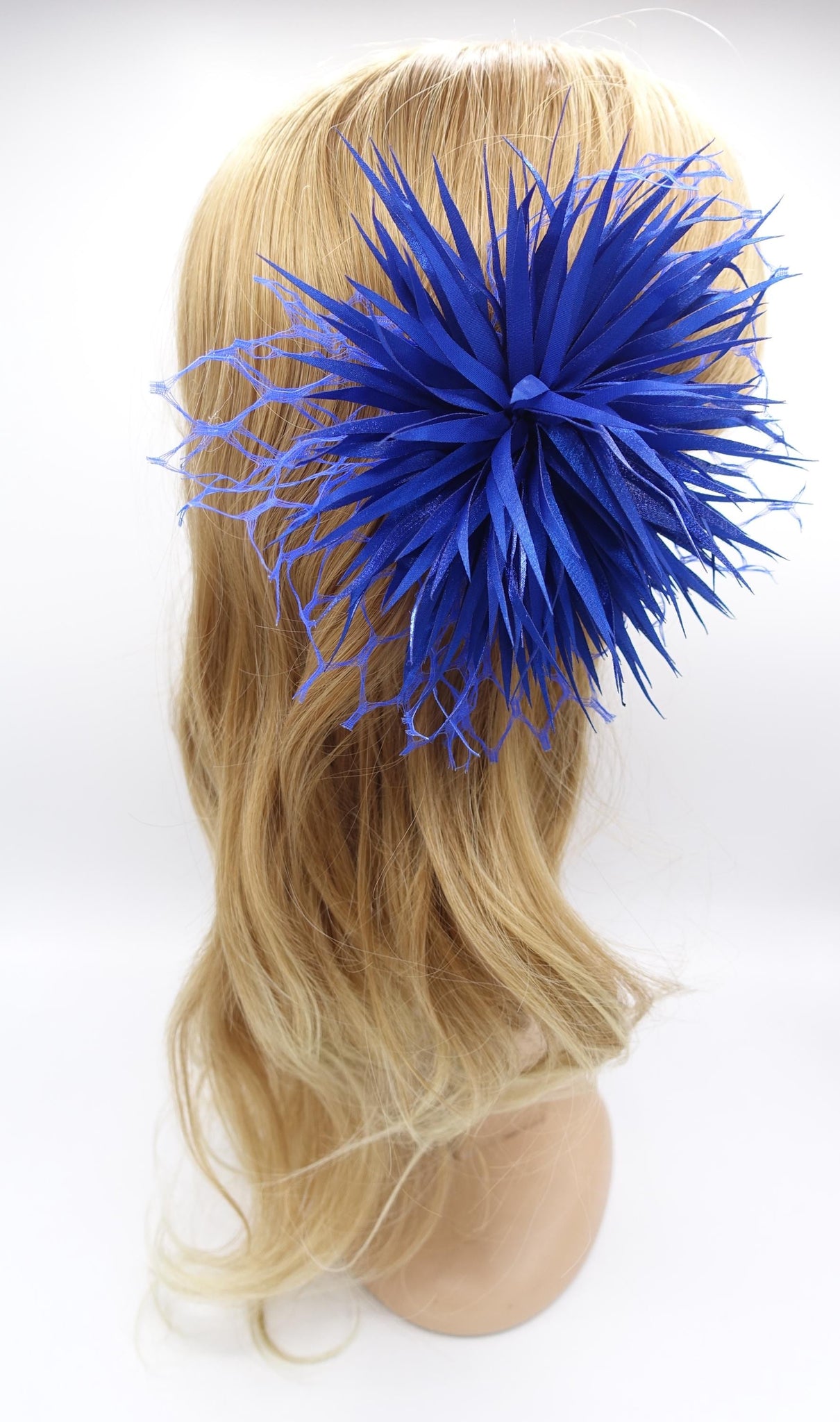 leaf flower hair fascinator