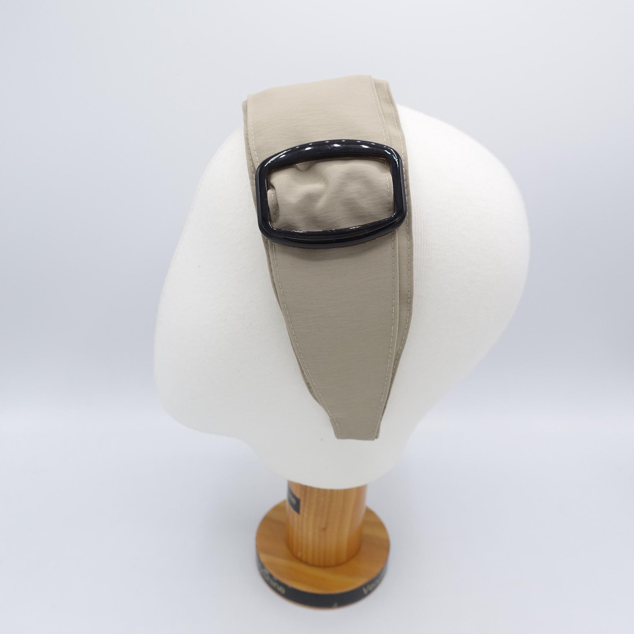 black buckle headband, double layered headband