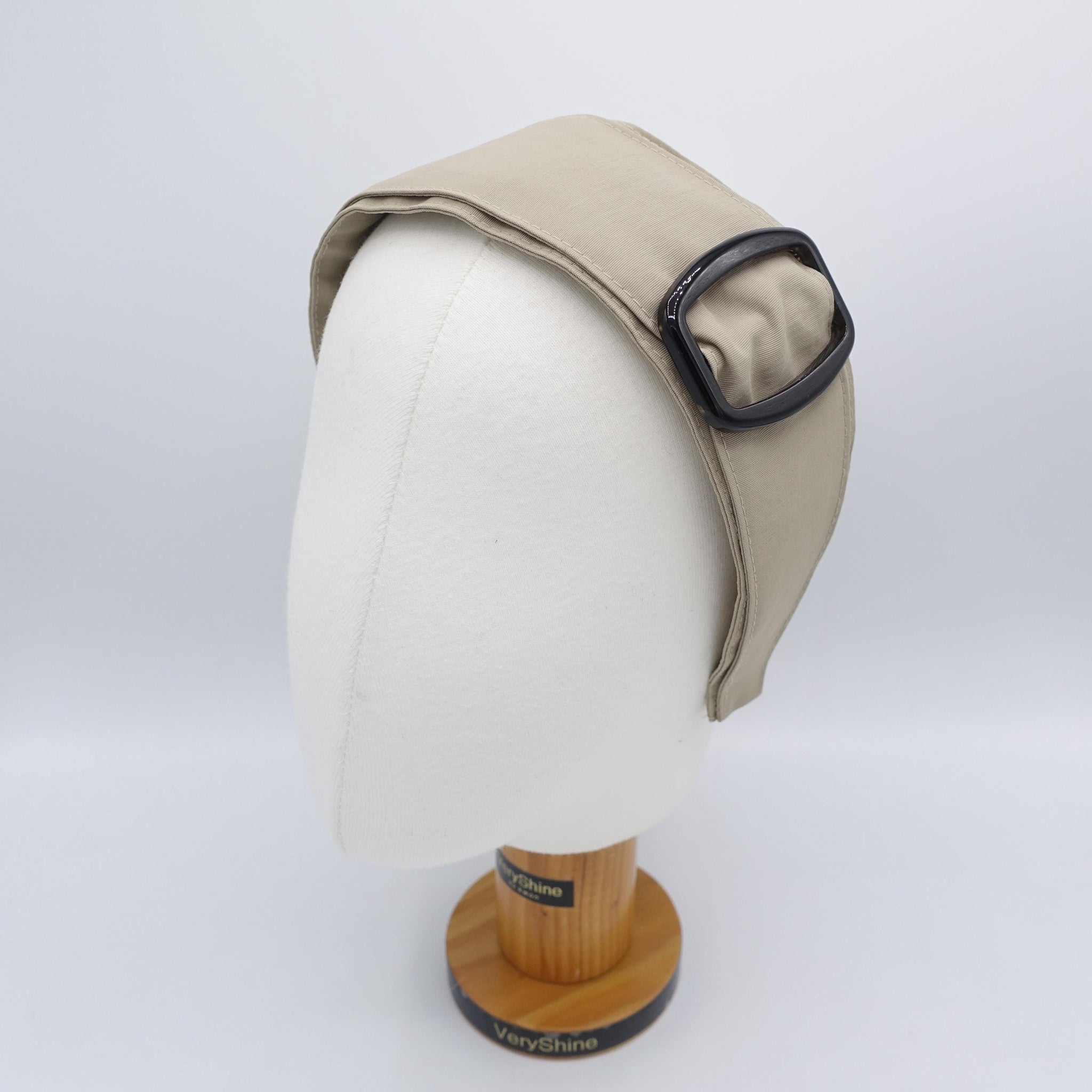 black buckle headband, double layered headband