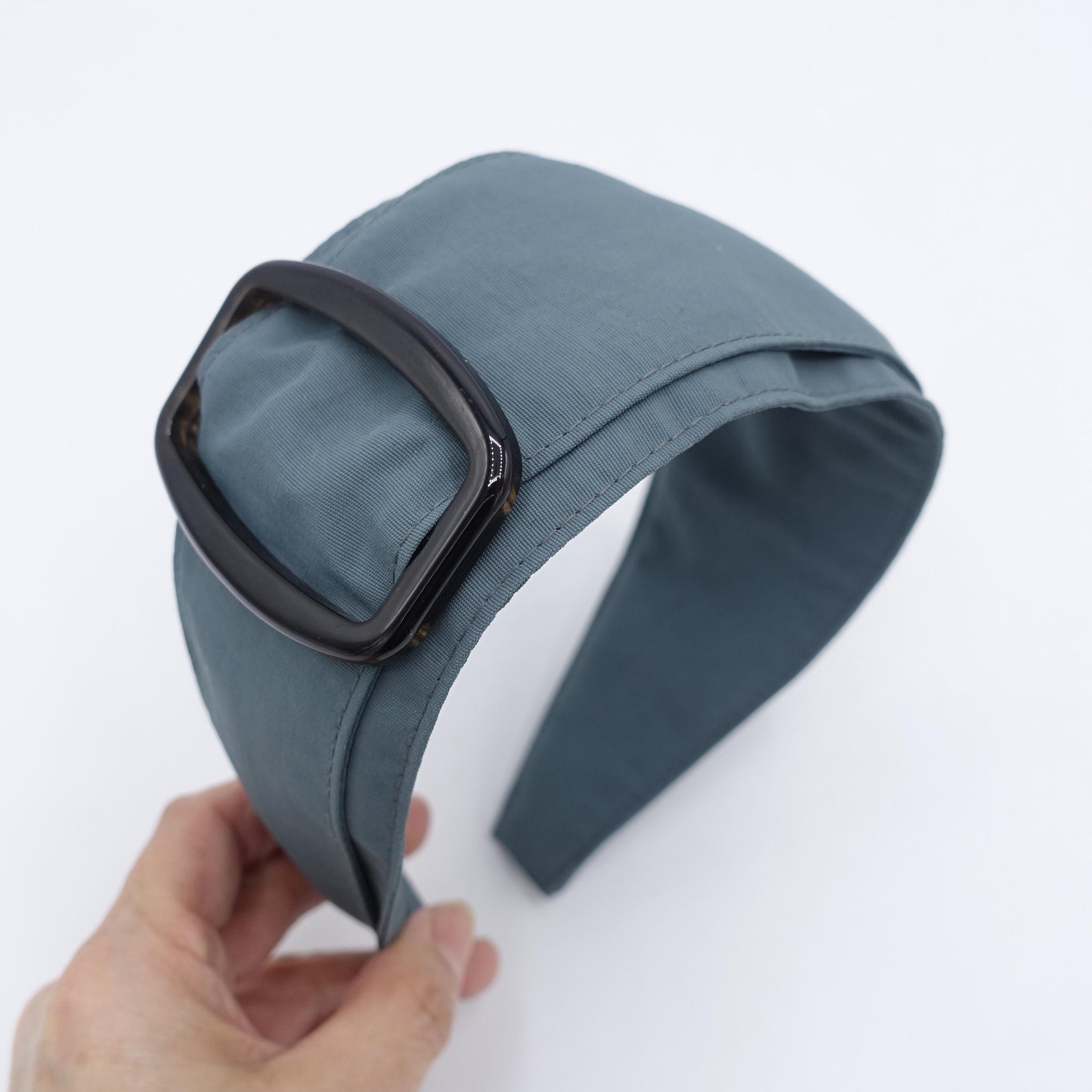 black buckle headband, double layered headband