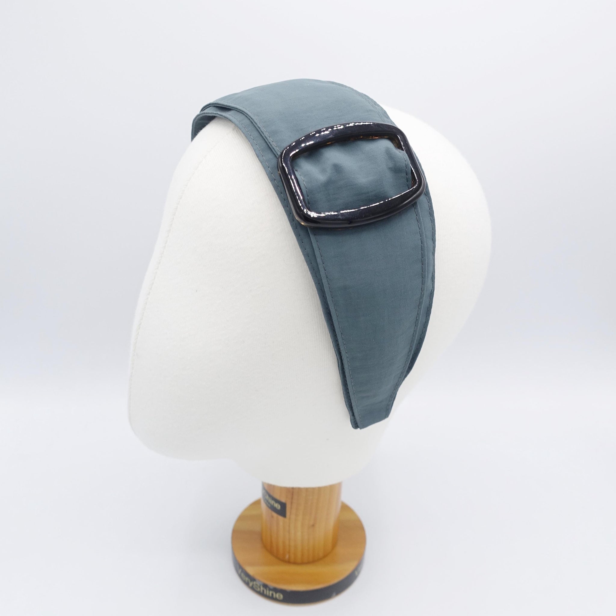 black buckle headband, double layered headband