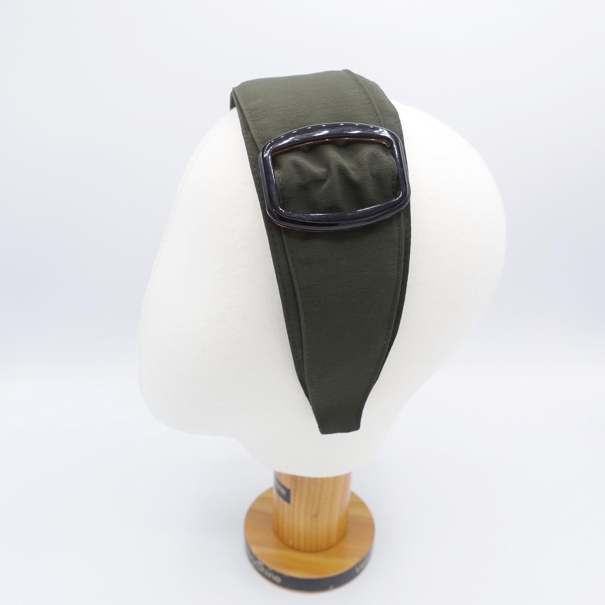 black buckle headband, double layered headband