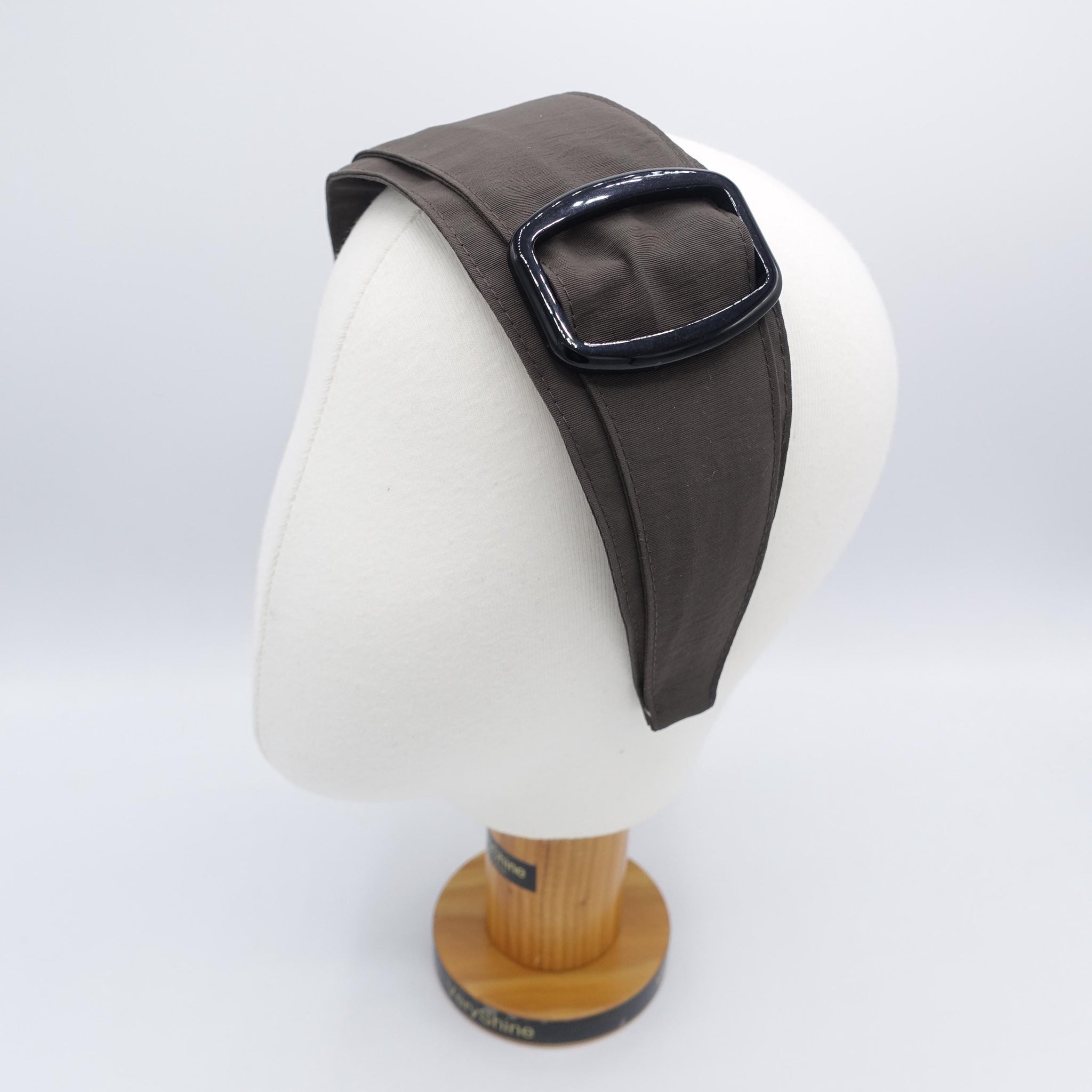 black buckle headband, double layered headband