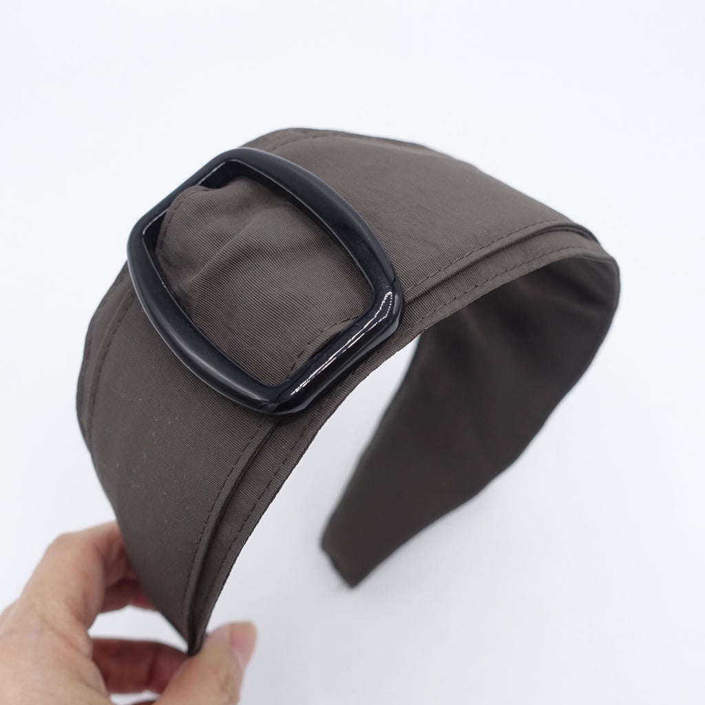 black buckle headband, double layered headband