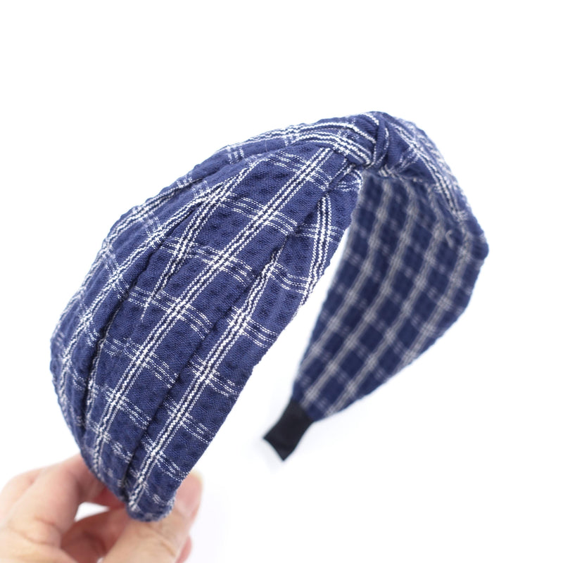 Grid Twist Cotton Headband