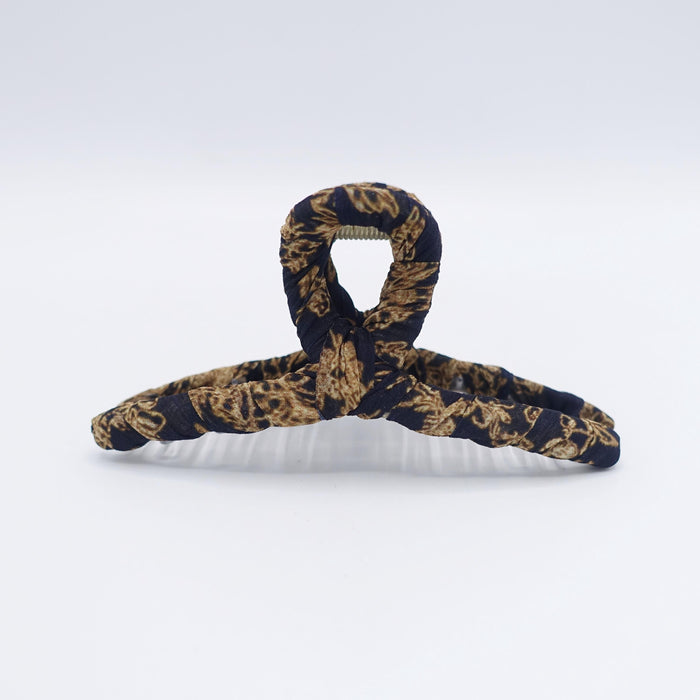 Patterned Fabric Hair Claw Clip – Lightweight Everyday Updo Claw