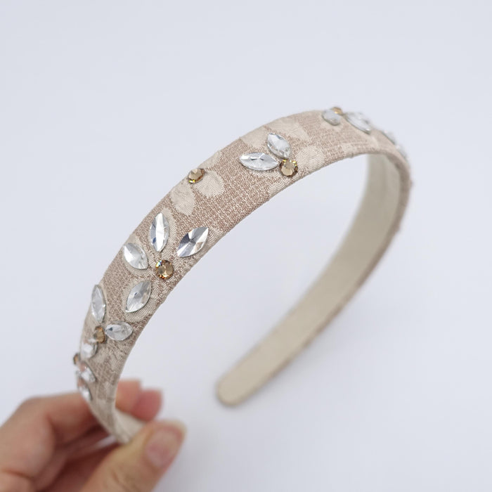Lumina Floral Crystal Headband