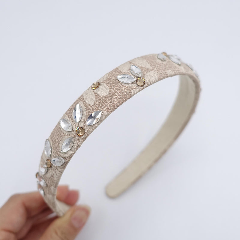 Lumina Floral Crystal Headband