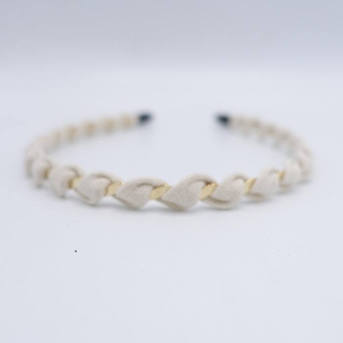 leather spiral wrap headband thin hairband women hair accessory