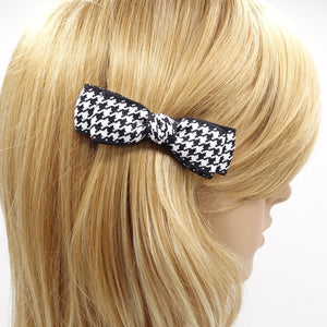 veryshine.com Barrette (Bow) houndstooth hair bows for women