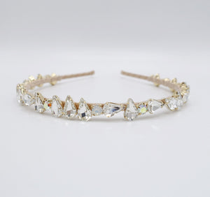 veryshine.com Bridal acc. Crystal waterdrop headband, luxury crystal headband, dress headband for women