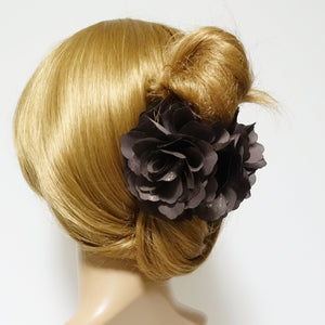 veryshine.com claw/banana/barrette Glittering petal flower decorated hair jaw claw women hair accessory