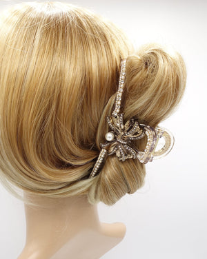 veryshine.com Hair Claw antique hair claw, metal bow hair claw, rhinestone hair claw for women