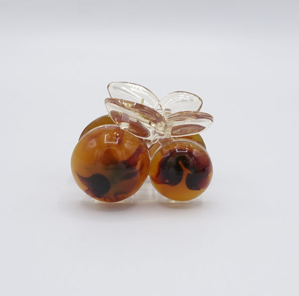 Marble Mini Hair Claw: Acrylic Stone Clip (1.77"/4.5cm)