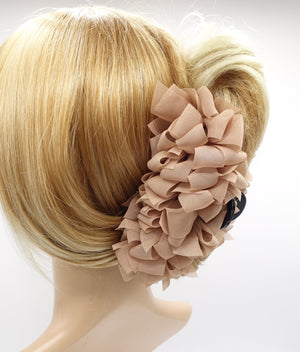 veryshine.com Hair Claw chiffon bow hair claw, bow flower hair claw for women