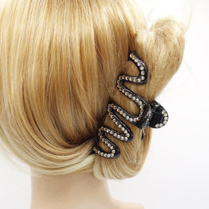 veryshine.com Hair Claw rhinestone hair claw, wave hair claw, bling hair accessory for women