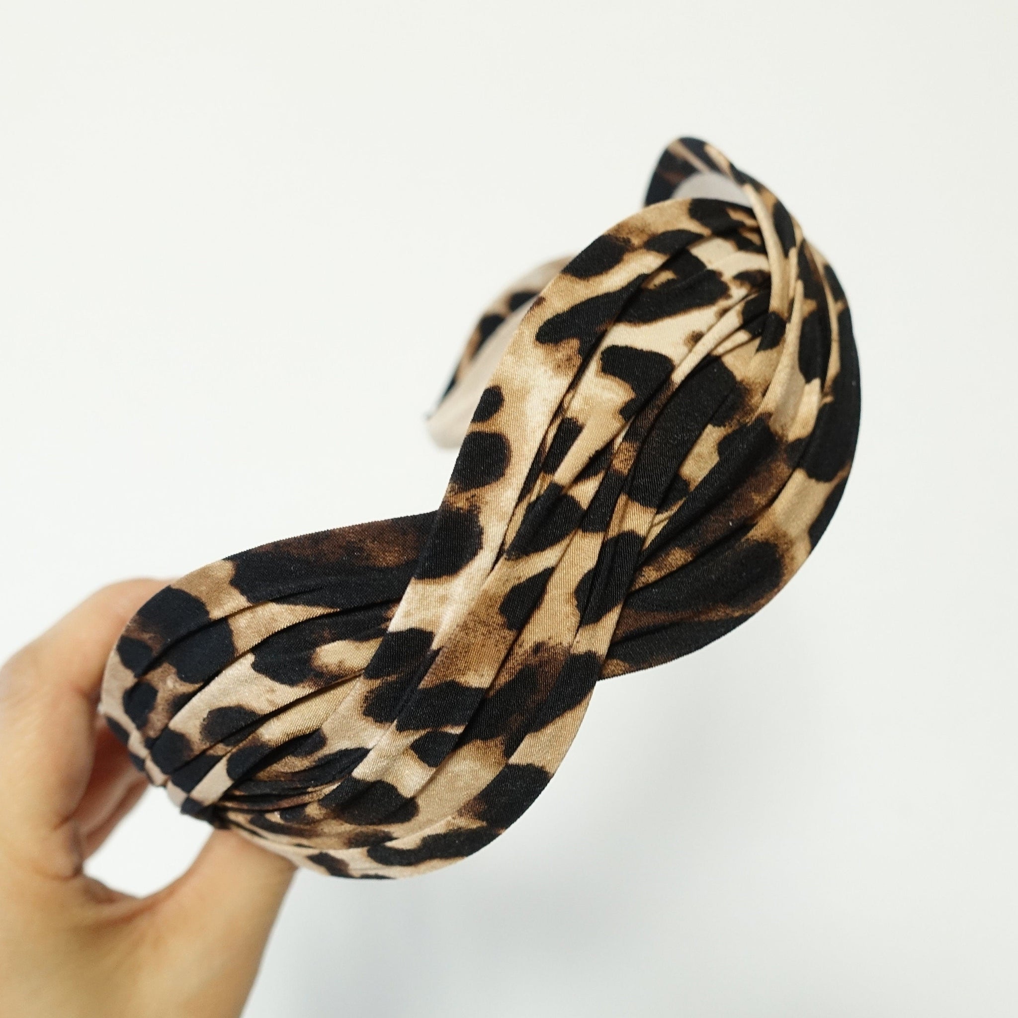 veryshine.com hairband/headband Leopard chiffon wave headband stylish woman hairband