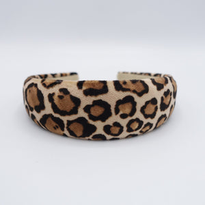 veryshine.com Headband Beige normal velvet headband leopard print hairband