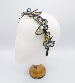 veryshine.com Headband butterfly metal headband for women