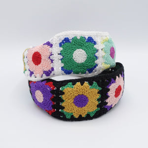 veryshine.com Headband flower crochet headband, knit headband for women