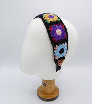 veryshine.com Headband flower crochet headband, knit headband for women