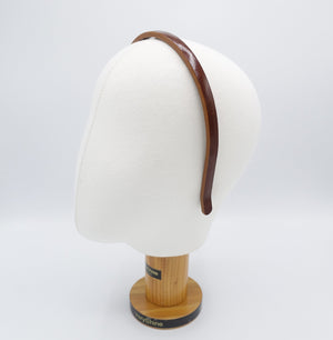 veryshine.com Headband genuine leather headbands, Thin headband, Romanesque leather headband, leather hair accessories for women