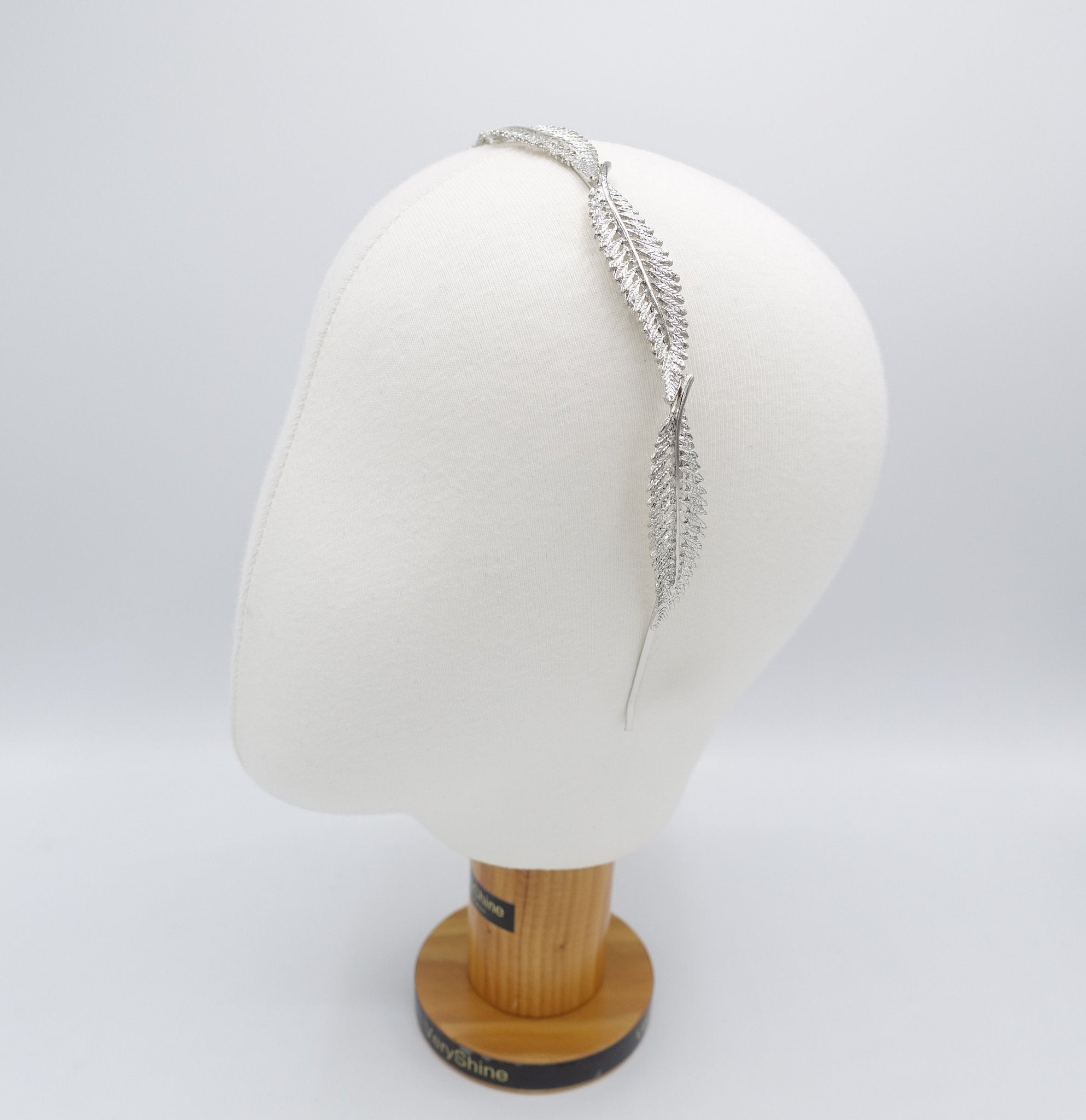 veryshine.com Headband leaf headband, metal leaves headband for women