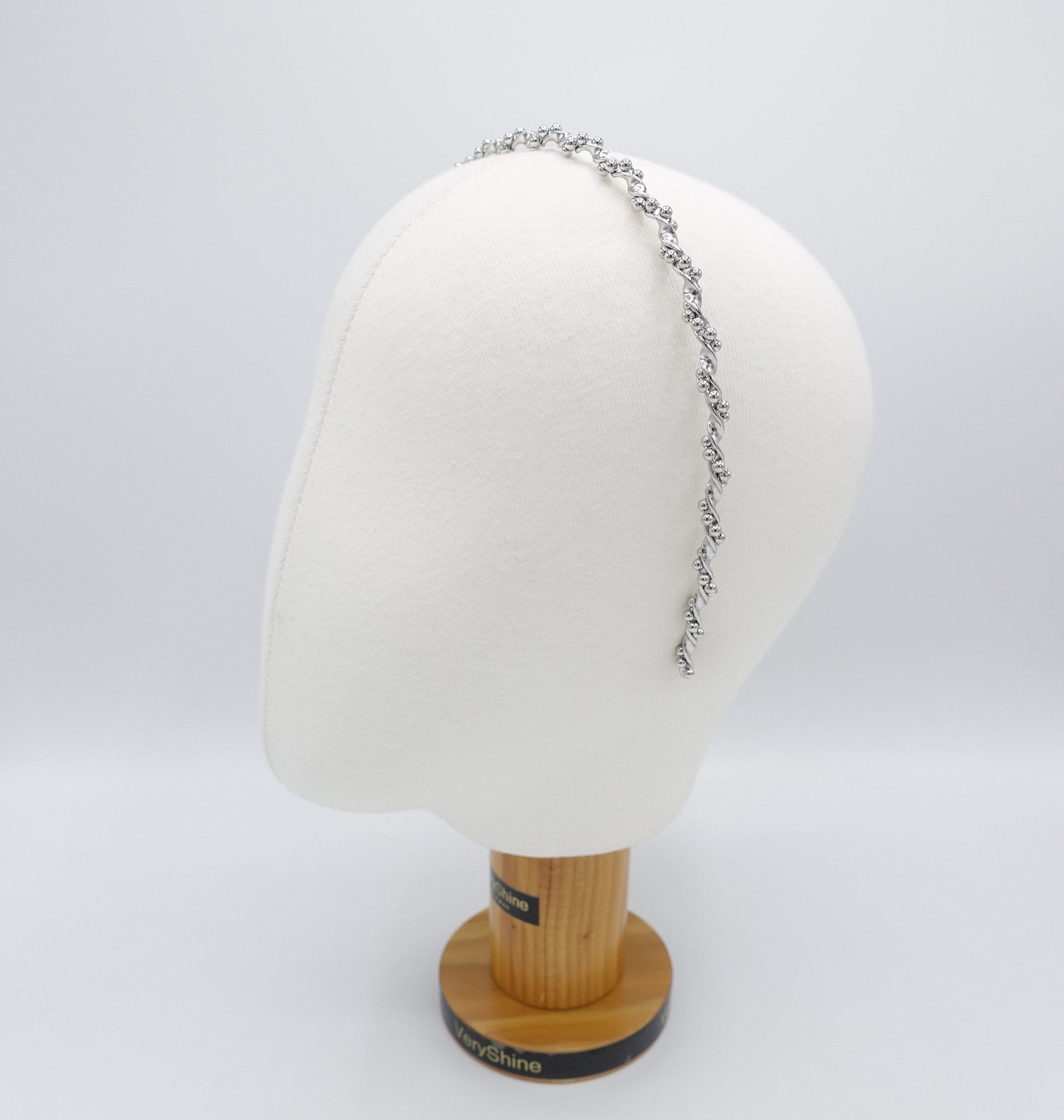 veryshine.com Headband metal spiral wrap headband