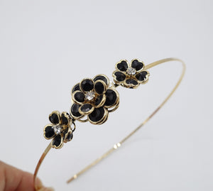 veryshine.com Headband mini camellia headband, flower petal headband for women