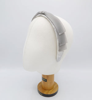 veryshine.com Headband organza bow headband, baroque print headband, designer headband for women