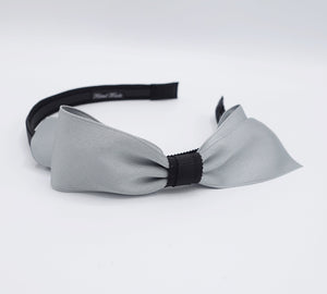 veryshine.com Headband satin bow headband, grosgrain headband for women