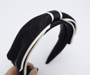 veryshine.com Headband satin bow headband, layered bow headband, classy headband