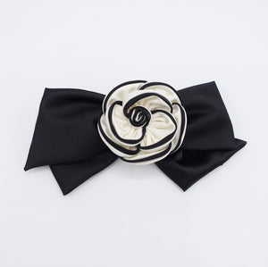 veryshine.com Headband satin camelia hair bow, camellia scrunchies, handmade hair accessories for women