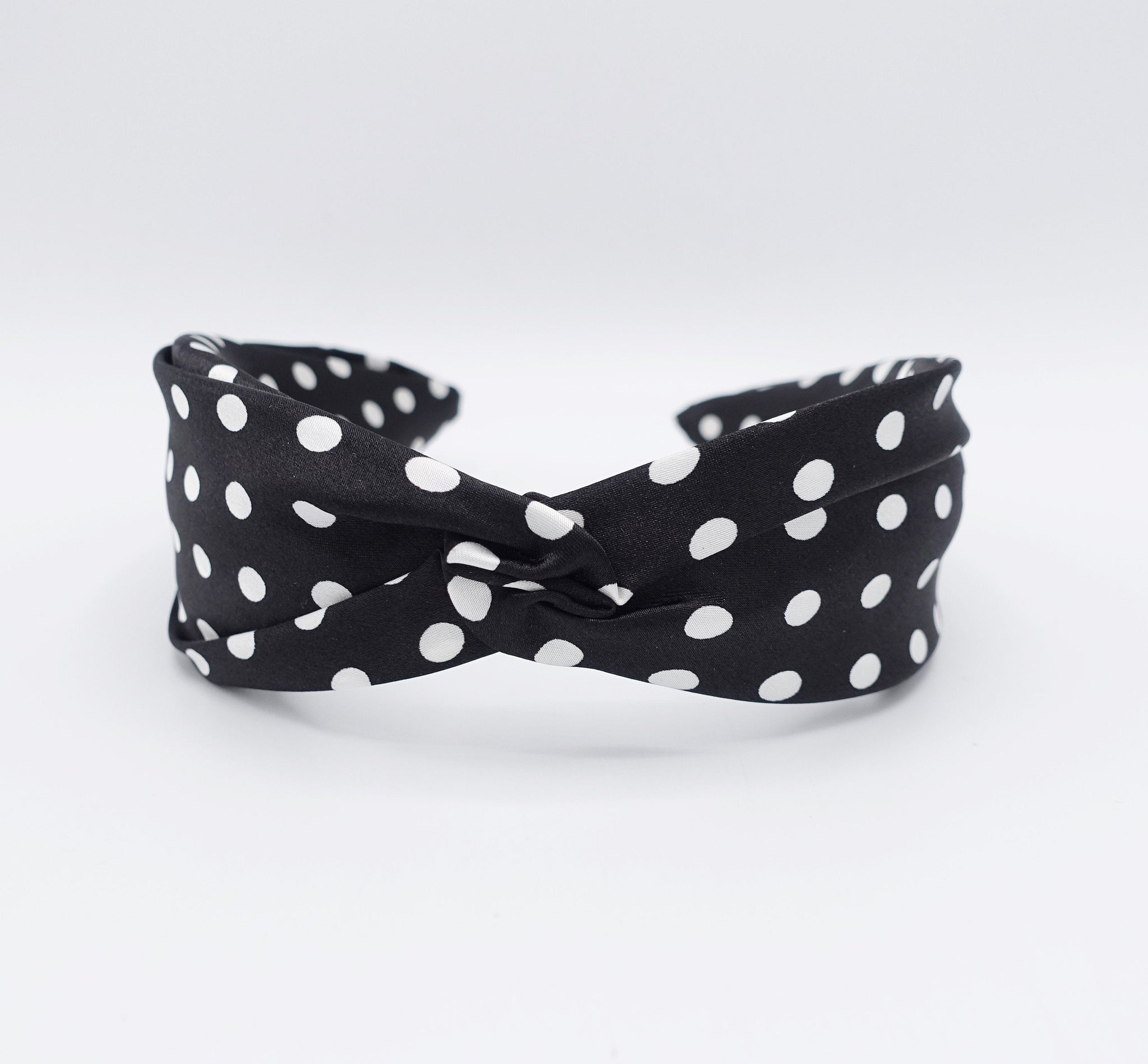 veryshine.com Headband satin dot cross headband for women