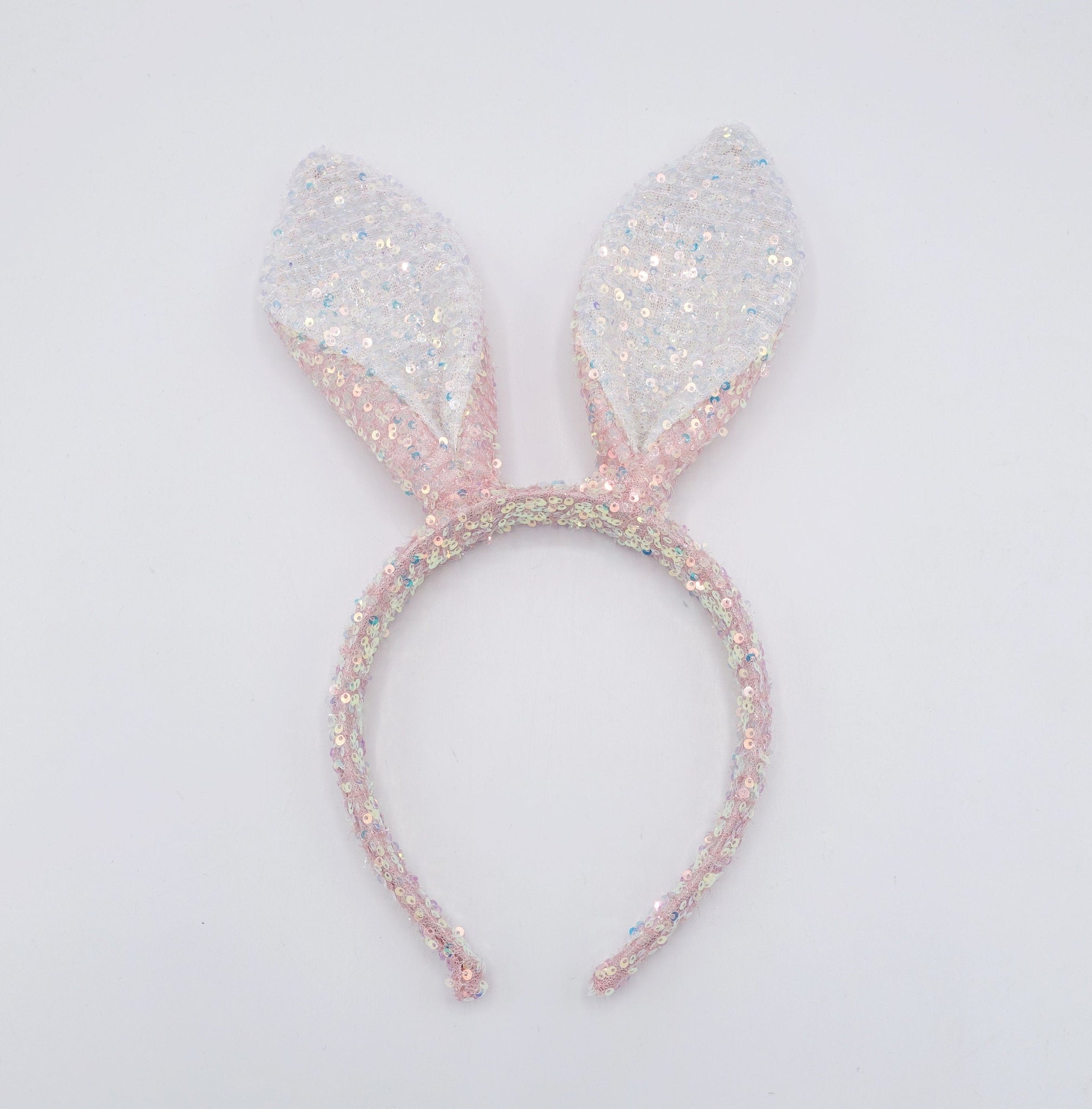 veryshine.com Headband sequin spangle bunny ear headband for a girl