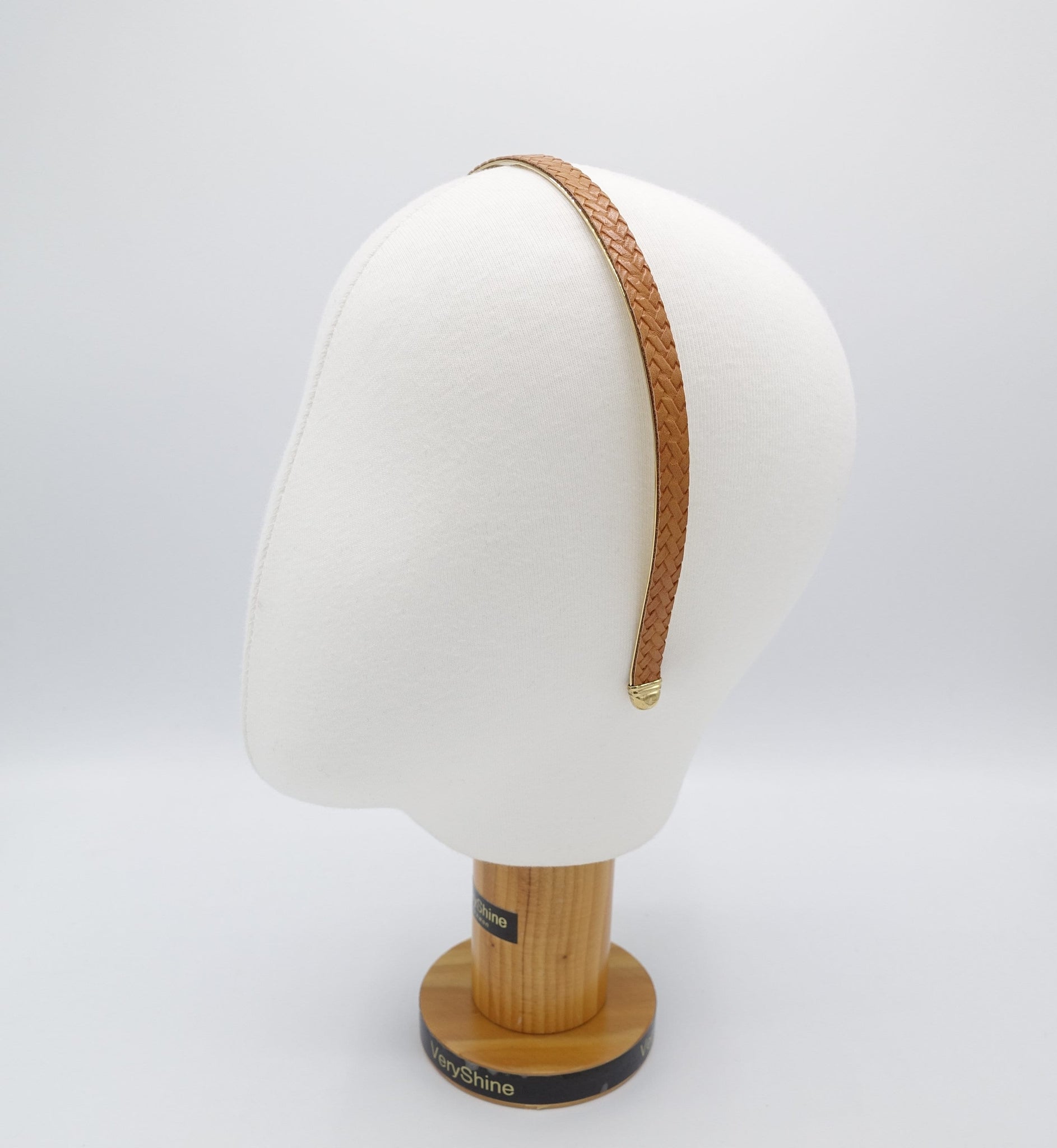 veryshine.com Headband stamped headband, leather headband for women