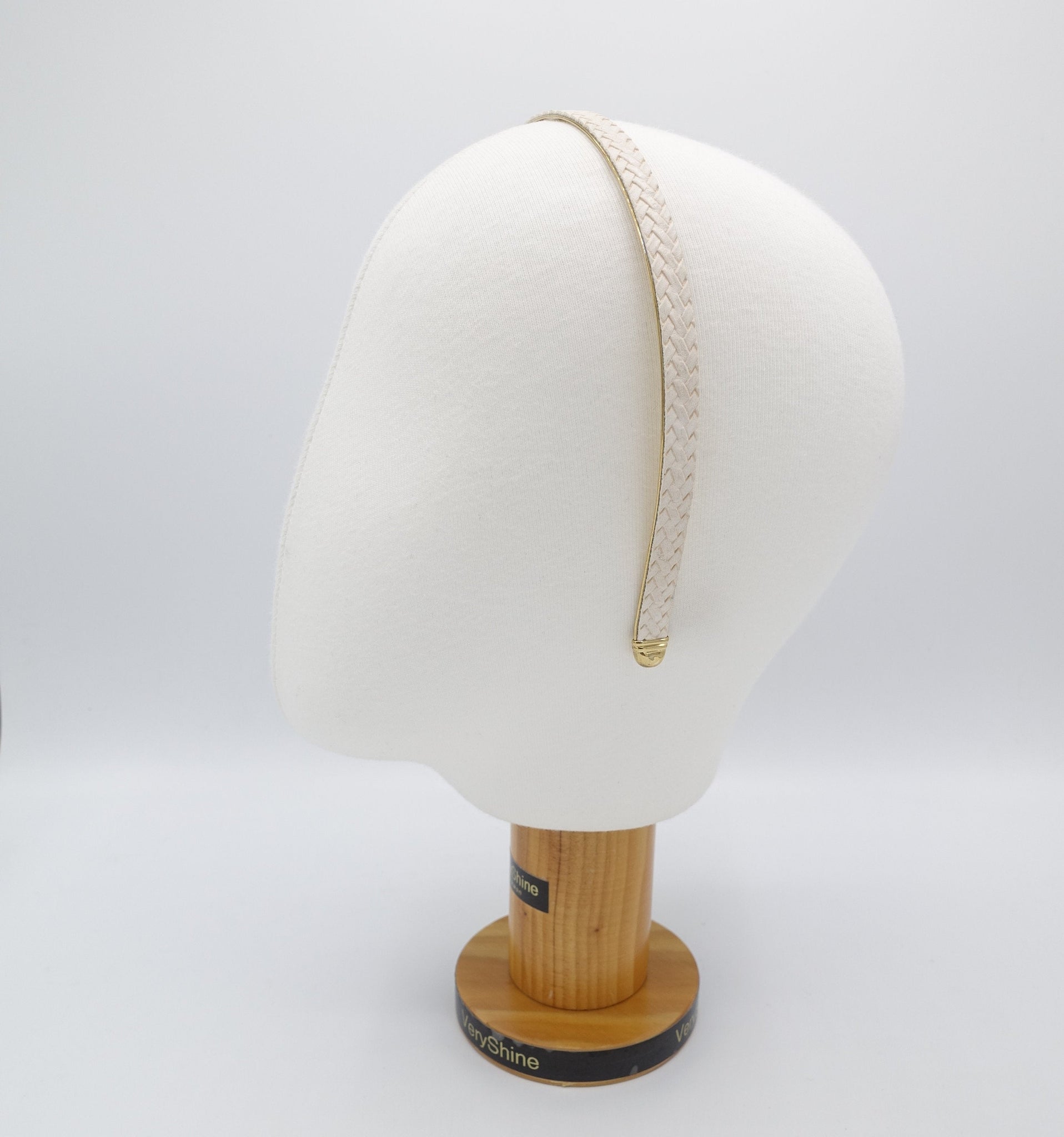 veryshine.com Headband stamped headband, leather headband for women