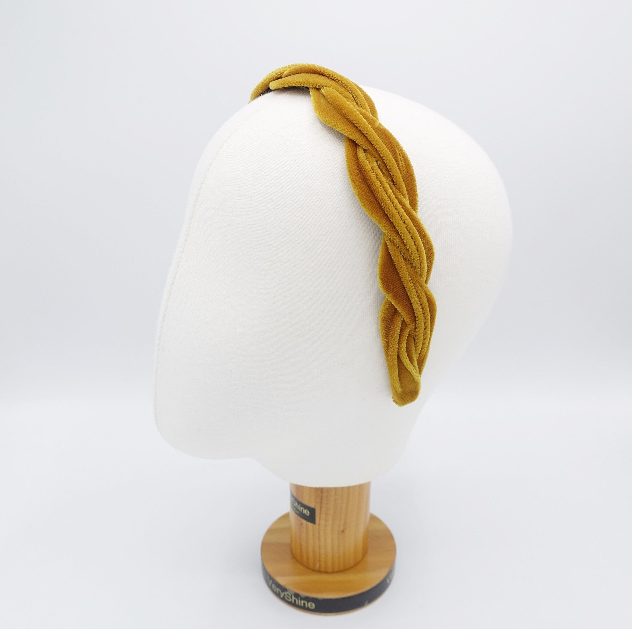 veryshine.com Headband velvet narrow wave headband  for women