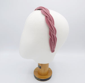 veryshine.com Headband velvet narrow wave headband  for women