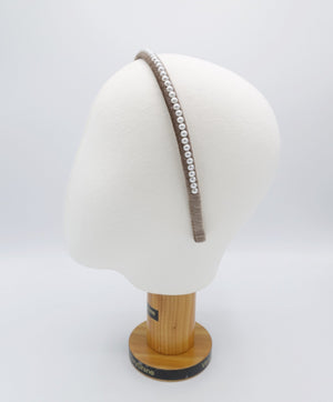 veryshine.com Headband velvet pearl headband, velvet wrap headband, casual headband for women