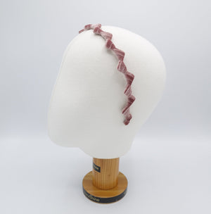 veryshine.com Headband velvet triangle headband, velvet tiara headband, casual headband for women