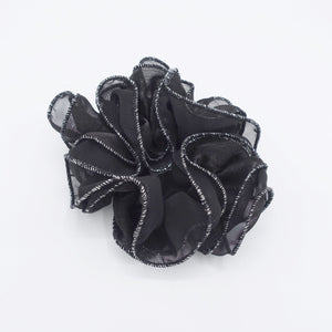 veryshine.com Scrunchies Black glittering scrunchies, chiffon scrunchies for women