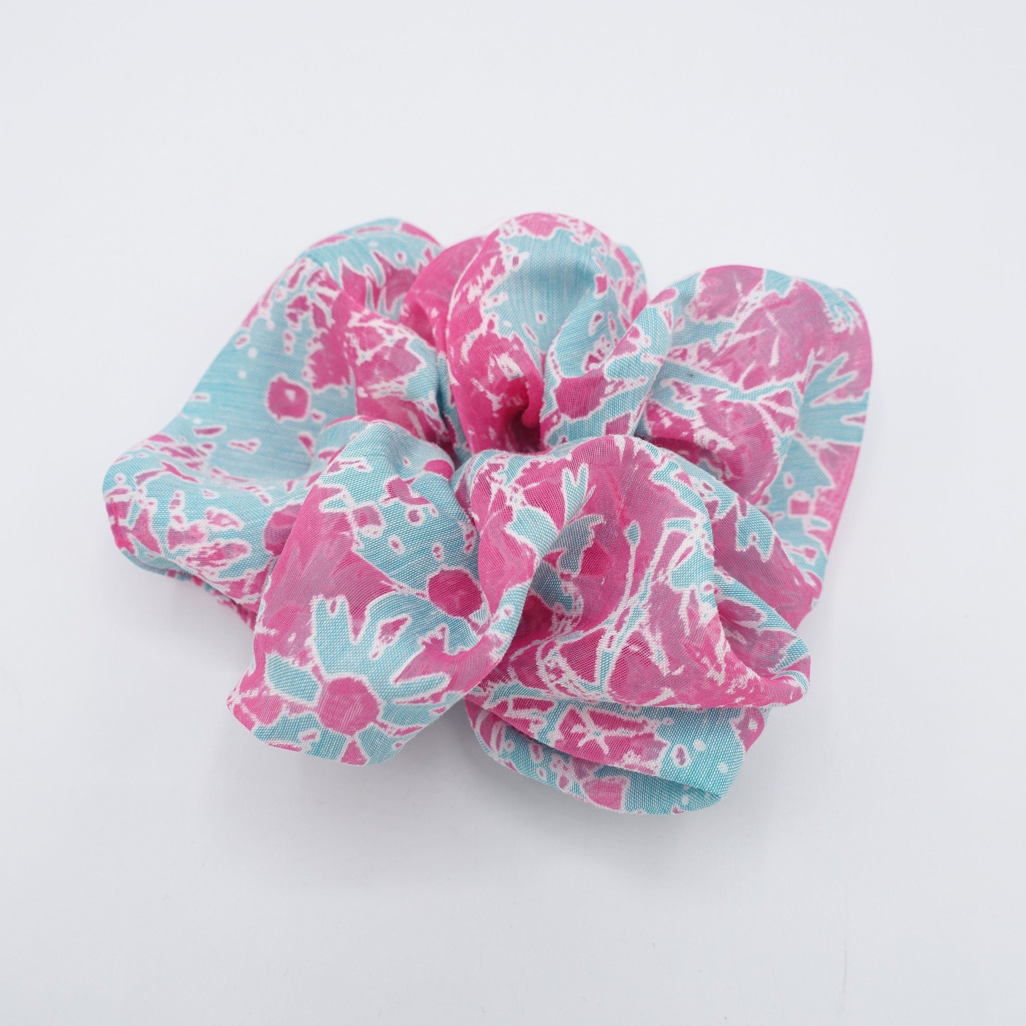 floral scrunchies for women 