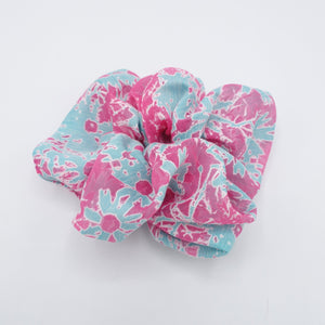 floral scrunchies for women 