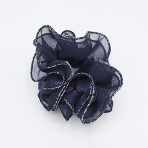 veryshine.com Scrunchies Navy glittering scrunchies, chiffon scrunchies for women