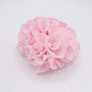 veryshine.com Scrunchies Pink chiffon scrunchies, ruffle scrunchies, hair ties for women