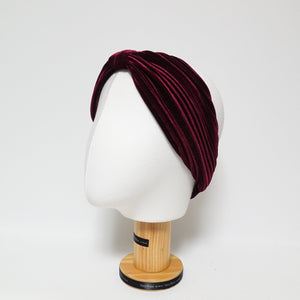 VeryShine Headband Pleated Velvet Hair Turban elastic Fashion Headband Women Hair Accessories